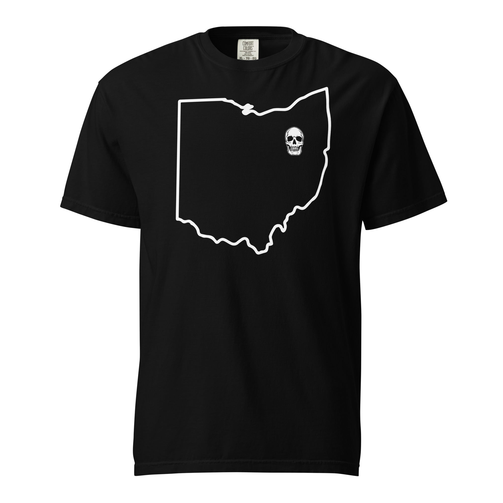 Comfort Colors Ohio Skull Tee